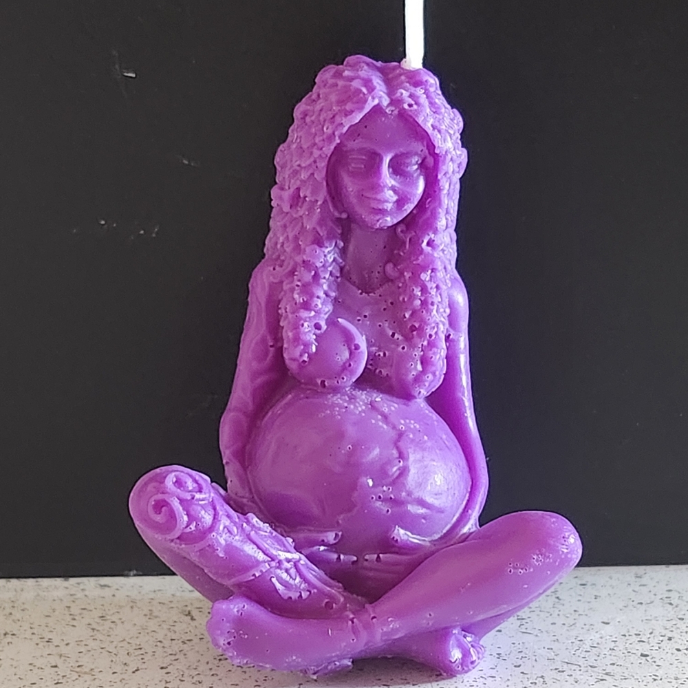 Goddess Gaia,  Mother Earth Candle